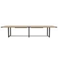 Safco Products Company Sitting Rectangular Conference Table Wood in Black/Brown | 29.5 H x 192 W x 47.25 D in | Wayfair MRS16SDD