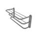 Latitude Run® Bineta Metal Tiered Wall Shelf w/ Towel Bar Metal in Gray | 10 H x 23 W x 9 D in | Wayfair HTL-3-GYM