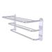 Latitude Run® Bineta Metal Tiered Wall Shelf w/ Towel Bar Metal in Gray | 10 H x 23 W x 9 D in | Wayfair HTL-3-SCH