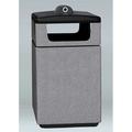 Arlmont & Co. Mccollum 60 Gallon Trash Can Fiberglass in Gray | 28 H x 14 W x 26 D in | Wayfair A215B3237A3B4DD7B21D3BCDEC1F1519