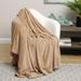 Latitude Run® Kirsti Microplush Blanket Polyester in Brown | Full | Wayfair PT_MP_FL-Tan