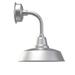 Longshore Tides Paulina 1-Light LED Barn Light Metal in Gray | 25.25 H x 14.25 W x 17.88 D in | Wayfair BGYW14GA-101V