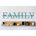 Winston Porter Family Where Begins & Love Never Ends Wall Decal Vinyl in Green | 6 H x 30 W in | Wayfair 8FAF6DC0D56049A49B15A5652B03E4C4