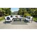 Madison Ave. 4 Piece Sectional Seating Group w/ Cushions Metal in Black kathy ireland Homes & Gardens by TK Classics | Outdoor Furniture | Wayfair