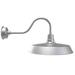 Longshore Tides Haleigh 1 - Bulb LED Outdoor Barn Light Metal in Gray | 17.75" H x 22" W x 35" D | Wayfair BOAW22GA-22V