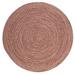 Brown/White 144 x 0.5 in Area Rug - August Grove® Oyler Off-White/Beige/Rosewood Rug | 144 W x 0.5 D in | Wayfair TE79R144X144