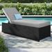 Latitude Run® Larrissa 77" Long Reclining Single Chaise w/ Cushions Wicker/Rattan | 16 H x 31 W x 77 D in | Outdoor Furniture | Wayfair