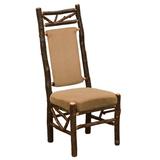 Loon Peak® Cleary Twig Side Chair Wood/Upholstered/Fabric in Brown | 47 H x 20 W x 20 D in | Wayfair F783529485A84CE6BA5FDB20DC621310