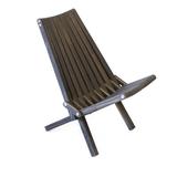 Union Rustic Darcus Eco Friendly Foldable Beach Chair Solid Wood in Gray/Black | 29.5 H x 19 W x 26 D in | Wayfair 310FFF6632BE47ADBDD478037B0A2A25