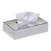 Symple Stuff Galesville Tissue Box Cover Metal in Gray | 2.75 H x 9.25 W x 5 D in | Wayfair C80A934311A84E8D97648F2FDC200884
