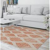 Orange 48 x 0.08 in Area Rug - House of Hampton® Hockman/White Area Rug Polyester | 48 W x 0.08 D in | Wayfair B1504D3D574E4C5287F36BE06C425685