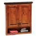 Loon Peak® Cleary 32" W x 36" H x 8" D Solid Wood Wall Mounted Bathroom Cabinet Solid Wood in Brown | 36 H x 32 W x 8 D in | Wayfair