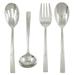 Symple Stuff Tunley 4 Piece Hostess/Serving Set Stainless Steel/ Flatware in Gray | Wayfair 079914490313