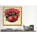 Winston Porter Fraise Strawberries Vintage Crate Label - Graphic Art Print on Canvas in Red/White | 12 H x 12 W x 1.5 D in | Wayfair