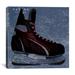 Winston Porter Canada Hockey Ice Skates #5 Graphic Art on Canvas in Black/Blue | 12 H x 12 W x 0.75 D in | Wayfair BEC30A6FE1684F848BEE0A1D07000928