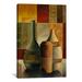 World Menagerie Renegar Decorative Three Vases by Pablo Esteban Painting Print on Canvas Canvas, in Green/Orange/Red | Wayfair