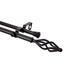 Alcott Hill® Baltz Double Curtain Rod Metal in Black | 1.62 H x 48 W in | Wayfair B7A6FF62C89A46828C6E95F08927874A