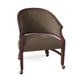 Barrel Chair - Fairfield Chair Danbury 26" Wide Swivel Barrel Chair Polyester/Other Performance Fabrics in Brown | 33 H x 26 W x 25 D in | Wayfair