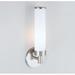 Orren Ellis Hesperange 1-Light Round Single Wall Sconce Glass/Metal in Gray | 15 H x 5 W x 4 D in | Wayfair 9C076C6B8A024853AE702EC6A2FD8BD8