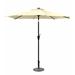 Arlmont & Co. Aarav 8.5' Lighted Market Umbrella Metal in Brown | 108 H in | Wayfair 4006BCB6525645889D67147598587572