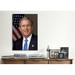 Winston Porter Political George W. Bush Portrait - Wrapped Canvas Photographic Print Canvas in Black/Brown | 90 H x 60 W x 0.75 D in | Wayfair