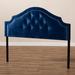 House of Hampton® Damione Panel Headboard Upholstered/Velvet in Blue | 56.3 H x 60.84 W x 2.3 D in | Wayfair 333AF61F4D5C4072A9342AC7B295513B