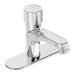 Symmons Scot Single Hole Metering Bathroom Faucet w/ Single Handle & 4 Inch Deck Plate (0.5 GPM) in Gray | 3.88 H x 2 D in | Wayfair SLS-7000-DP4-G
