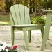 Latitude Run® Boganville Patio Dining Chair Wood in White | 36.75 H x 22.25 W x 23 D in | Wayfair EE137EC515964C06AF821EE48FDED366