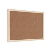 U Brands Cork Bulletin Board, Aluminum Frame Wood in Brown | 17 H x 1 D in | Wayfair 265U00-01