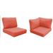 Wade Logan® Ayomikun Indoor/Outdoor Cushion Cover Acrylic in Orange/Red/Pink | 4 H in | Wayfair CK-MONACO-11a-TANGERINE