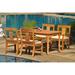 Rosecliff Heights Kevon Rectangular 4 - Person Teak Outdoor Dining Set Wood/Teak in Black | 30 H x 60 W x 35 D in | Wayfair