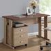 Ebern Designs Koppel Studio Woodrow Writing Desk Wood in Brown | 29.2 H x 47.1 W x 23.2 D in | Wayfair F1B26097F5B0478BBBF72746DDAD4097