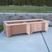 August Grove® Cainsville Planter Box Wood in Brown | 13 H x 50 W x 20 D in | Wayfair D0F81D1178CC428A83093D4230703AD4