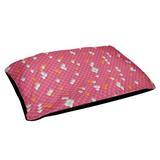 Tucker Murphy Pet™ Byrge Snake Scales Dog Bed Pillow Polyester in Orange/Pink | 6 H x 28 W x 18 D in | Wayfair BAF8D4813E7D486EA19CC44046D22CD0