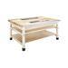 Shain Wood Top Workbench Wood in Brown | 31.25 H x 96 W x 40 D in | Wayfair SMB-840B