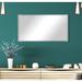 Wade Logan® Alaizha Beveled Frameless Bathroom/Vanity Mirror Plastic | 52 H x 31 W x 0.25 D in | Wayfair 62A02F21CC56491889593E55197E3FAC