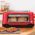 Dash 2 Slice Long Slot Clear View Toaster Steel | 7.8 H x 15.7 W x 6.6 D in | Wayfair DVTS501RD