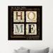 Winston Porter Home Sweet Home Personalized Wall Decal Canvas/Fabric in Black | 24 H x 24 W in | Wayfair 877714F19A4A4717BDB99DB5F0FCFB8D