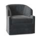Barrel Chair - Fairfield Chair Manning 29" Wide Swivel Barrel Chair Polyester in Gray/Blue/Navy | 32 H x 29 W x 32 D in | Wayfair 6118-31_9953 62