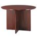 Alera® Valencia Circular Conference Table Wood in Brown | 29.5 H x 44.49 W x 44.49 D in | Wayfair CFRND42MY