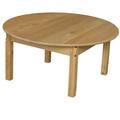 Wood Designs Circular Activity Table Wood in White/Brown | 15 H in | Wayfair 83614