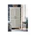 Narrow Utility Cabinet Wood in Brown/Gray/White Coastal Living™ by Universal Furniture | 74 H x 38 W x 18 D in | Wayfair 833160