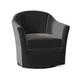 Barrel Chair - Fairfield Chair Barry 33.5" Wide Swivel Barrel Chair Polyester/Other Performance Fabrics in Gray/Blue | Wayfair 6101-31_9953 66