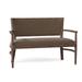 Fairfield Chair Garland 49.5" Square Arm Settee, Wood in Brown | 34 H x 49.5 W x 24 D in | Wayfair 8747-40_8789 06_Tobacco