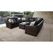 River Brook 11 Piece Rattan Sectional Seating Group w/ Cushions Synthetic Wicker/All - Weather Wicker/Wicker/Rattan | Outdoor Furniture | Wayfair