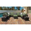 River Brook 12 Piece Rattan Sectional Seating Group Synthetic Wicker/All - Weather Wicker/Wicker/Rattan | Outdoor Furniture | Wayfair