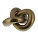 Ivy Bronx Wurthing Infinity Knot Metal in Yellow | 4.5 H x 9 W x 9 D in | Wayfair 20AB364C59B544E48B8E7DA758D3ED1A