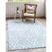 Blue 72 x 48 x 0.5 in Area Rug - Sabrina Soto™ Collection Geometric Light Area Rug Polypropylene | 72 H x 48 W x 0.5 D in | Wayfair 3146255