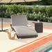 Sol 72 Outdoor™ Fernando Chaise Lounge Set w/ Cushions & Table in Brown | 19.5 H x 31 W x 80 D in | Wayfair A9F0118CC3C94401860FE37ED46A9C55