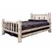 Millwood Pines Montana Collection Pine Bed Wood in White | 47 H x 66 W in | Wayfair C1445F0DF6F94111A4988845AB128826